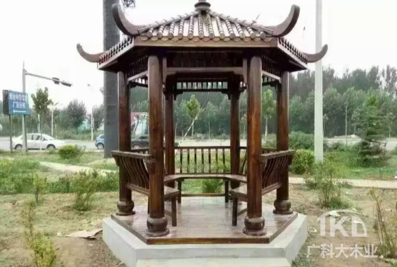古典防腐木凉亭