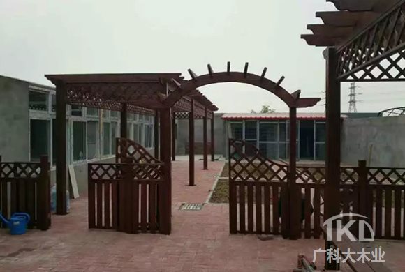 碳化木花架制作价格